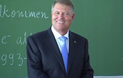 Iohannis catre studenti: La ultimele alegeri, ati distrus mitul tanarului apatic si pasiv care nu voteaza