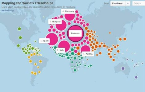 Cine sunt prietenele Romaniei pe Facebook?