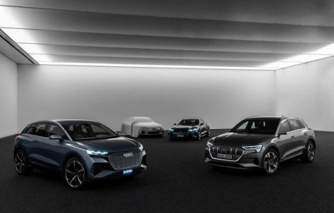 Audi a publicat o imagine teaser cu un viitor concept electric: versiunea de serie a acestuia va avea la baza o platforma noua dezvoltata alaturi de Porsche