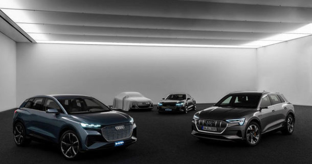 Audi a publicat o imagine teaser cu un viitor concept electric: versiunea de serie a acestuia va avea la baza o platforma noua dezvoltata alaturi de Porsche