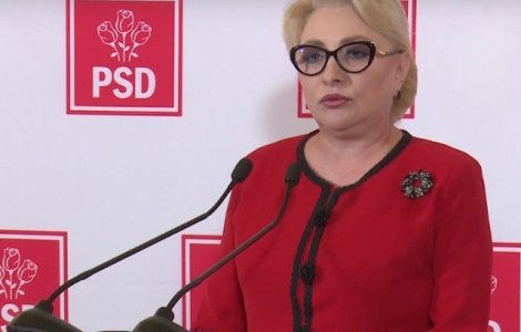Viorica Dancila isi va relansa candidatura la prezidentiale sambata, indiferent daca motiunea de cenzura va trece