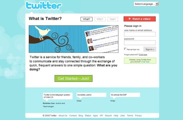 Pe Twitter, cele mai multe mesaje sunt scrise de o mana de utilizatori
