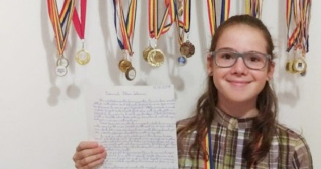 Scrisoarea unei fetite de 11 ani, adresata presedintelui Iohannis: "Nu va ganditi la dumneavoastra, ci la urmasi"