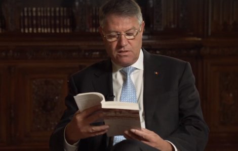 Iohannis indeamna la citit: Hai sa readucem Romania printre marile culturi ale Europei, cele care citesc
