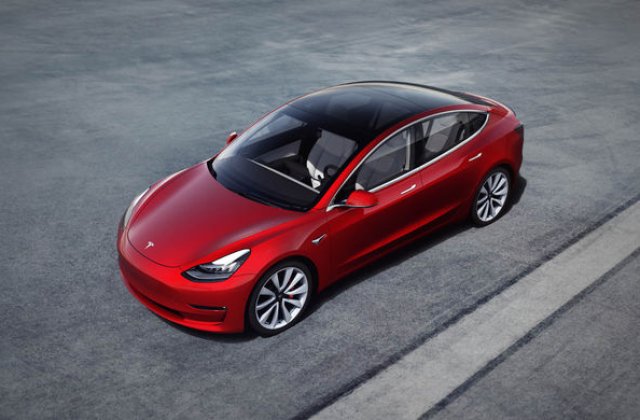 Performanta istorica pentru o masina electrica: Tesla Model 3, locul 11 in topul celor mai inmatriculate modele in Europa in septembrie