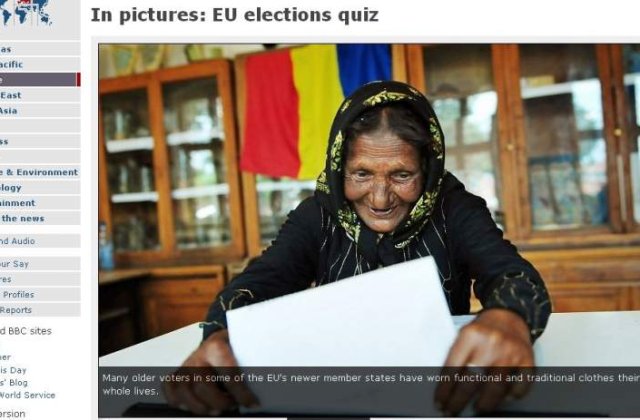 BBC: Ghiciti carui stat apartine doamna cu tricolor pe fundal