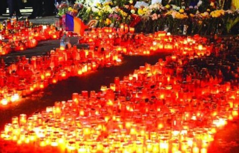 Marsul "4 ani de la Colectiv" se va desfasura miercuri seara, in memoria victimelor