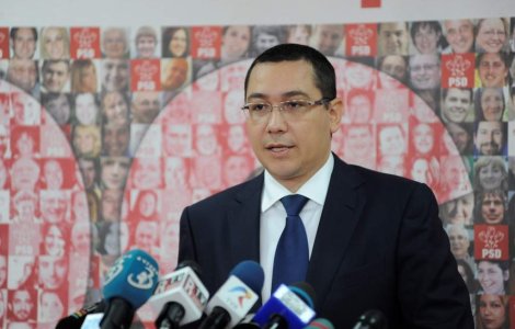 Ponta: Vreau sa demonstrez ca austeritatea nu asigura calea de dezvoltare