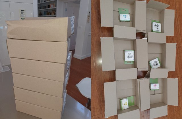 Imagini deranjante: 10+ obiecte marunte impachetate excesiv in plastic, carton sau hartie