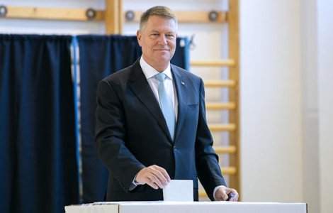 Iohannis: Am votat pentru Romania Normala. Imi doresc un viitor foarte bun pentru Romania
