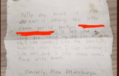 Raspunsul primit de un tanar la mesajul pus intr-o sticla aruncata in ocean, in urma cu 9 ani