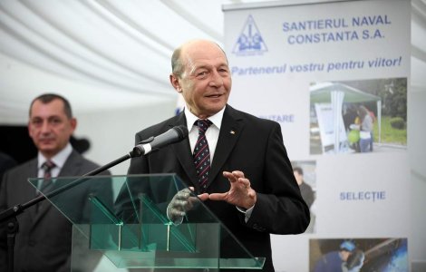 Basescu, despre nava Biruinta: "O scula magnifica"