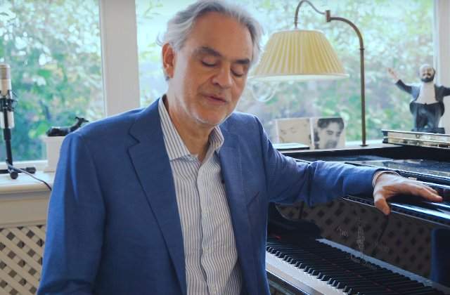 Andrea Bocelli a lansat impreuna cu UNESCO programul ''Voices of the World'' pentru ajutarea copiilor afectati de razboaie