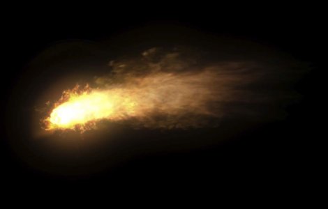 A fost lovit de un meteorit in timp ce mergea spre scoala