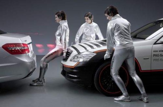 VIDEO: Mercedes propune franarea cu airbag!