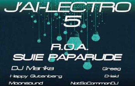 Suie Paparude si ROA, la a cincea editie J&#39;ai-lectro