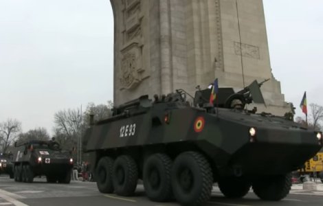 Parada de 1 Decembrie. MApN: 4.000 de militari si 200 de mijloace tehnice vor defila in Capitala