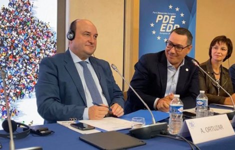 Victor Ponta, ales vicepresedinte al Partidului Democrat European