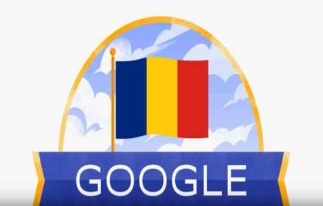 Ziua Nationala a Romaniei, marcata de Google printr-un doodle special