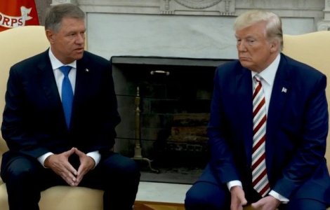 Iohannis: Trump este in campanie electorala. Probabil va face o vizita in Romania dupa alegerile din SUA