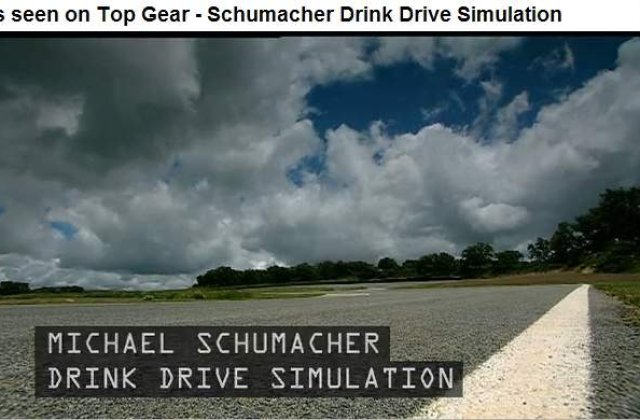 VIDEO: Michael Schumacher spune NU alcoolului la volan