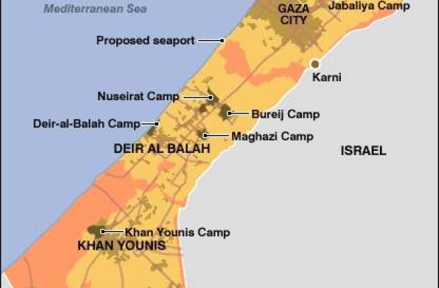 Peste 40 de rachete, lansate din Gaza catre Israel