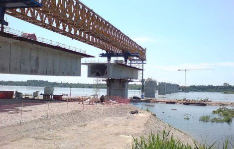 Podul Calafat-Vidin, deschis in primavara anului viitor. Ce spune Ponta?