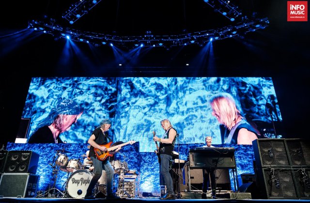 Peste 7.000 de fani ai muzicii rock, la concertul Deep Purple din Cluj