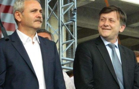 Gafa sau ironie? Dragnea si Antonescu glumesc pe tema plagiatului