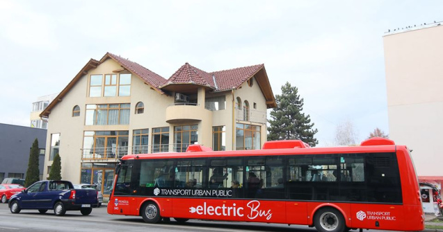 Turda a devenit primul oras cu transport in comun exclusiv electric