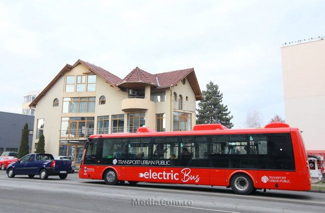 Turda a devenit primul oras cu transport in comun exclusiv electric