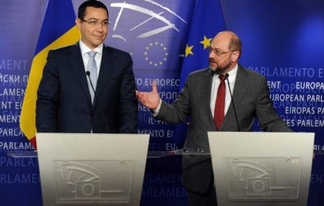 Presedintele PE, Martin Schulz, se adreseaza Parlamentului
