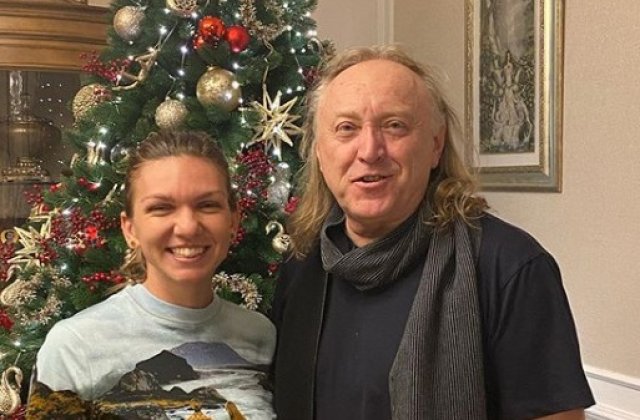 Simona Halep a fost colindata de Stefan Hrusca. Halep: "O seara de Ajun de neuitat" /VIDEO