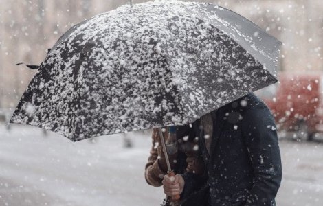 Meteorologii anunta ninsori in cea mai mare parte a tarii
