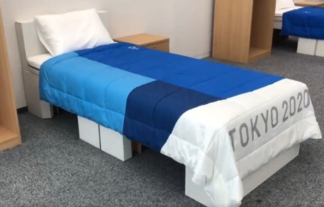 Paturile ecologice din carton de la JO vor rezista activitatii sexuale