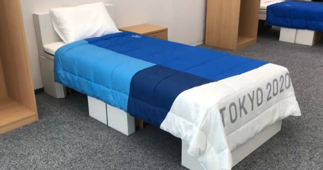 Paturile ecologice din carton de la JO vor rezista fara probleme activitatii sexuale, sustine firma producatoare