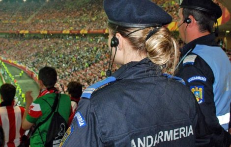 Europa League: Peste 400 de jandarmi la meciul Steaua - VfB Stuttgart