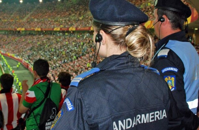 Europa League: Peste 400 de jandarmi la meciul Steaua - VfB Stuttgart