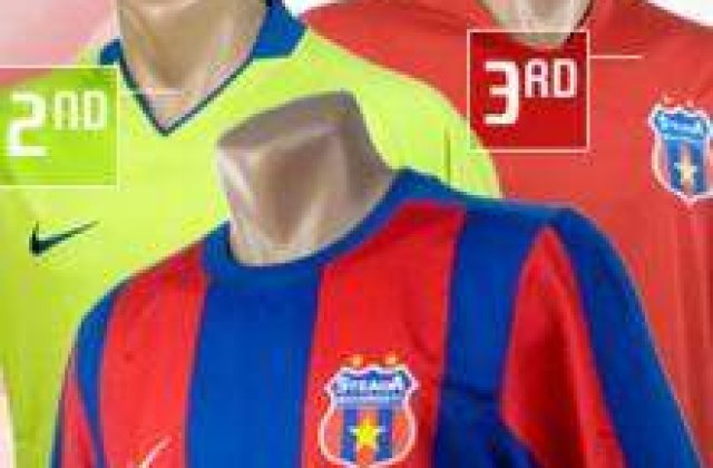 Steaua si-a prezentat noile echipamente de joc