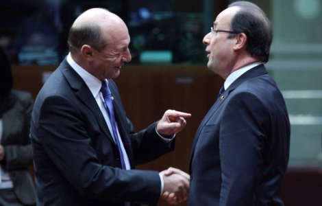 Basescu a ajuns la a doua reuniune de lucru a Consiliului European