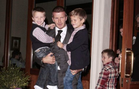 Beckham si-a botezat fiul dupa Tom Cruise