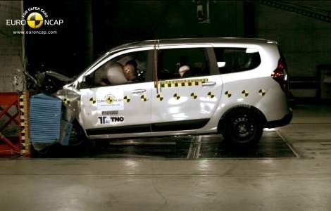 OFICIAL: Dacia Lodgy, doar 3 stele la EuroNCAP!