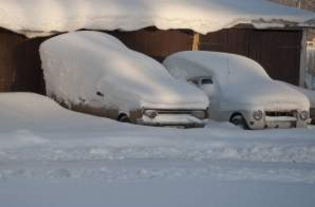 Ninsori abundente in nord-vestul Rusiei: Blocaj urias in trafic