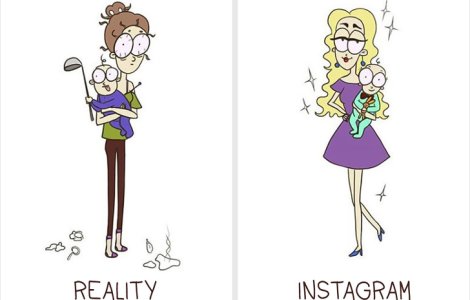  Top  10+ ilustratii realiste care trateaza cu umor problemele maternitatii