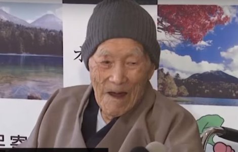 Cel mai varstnic barbat din lume este un japonez de 112 ani /VIDEO