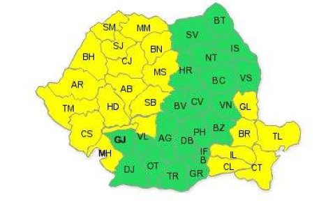 Cod galben de ploi si vijelii