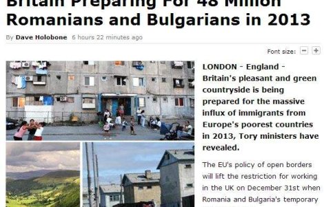 Daily Squib: Marea Britanie va primi 48 de milioane de romani si bulgari