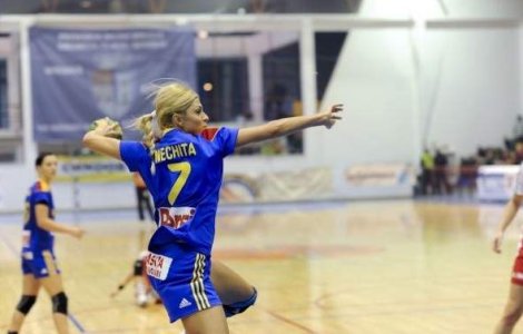Campionatul European de handbal feminin: Romania - Rusia 21-21