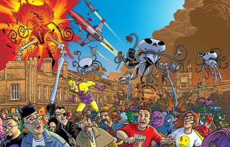 Prima librarie BD, in Bucuresti