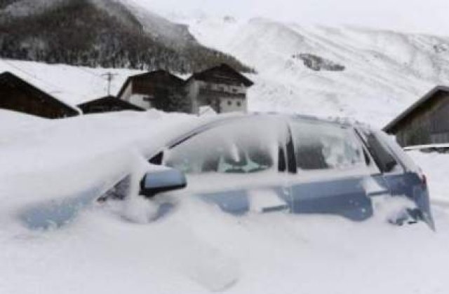 ANM: Cod PORTOCALIU de ninsori pentru judetul Caras-Severin. Cod galben in restul tarii